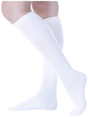 Buster Brown Three-Pack of Elastic-Free Cotton Knee-High Socks for Women 
